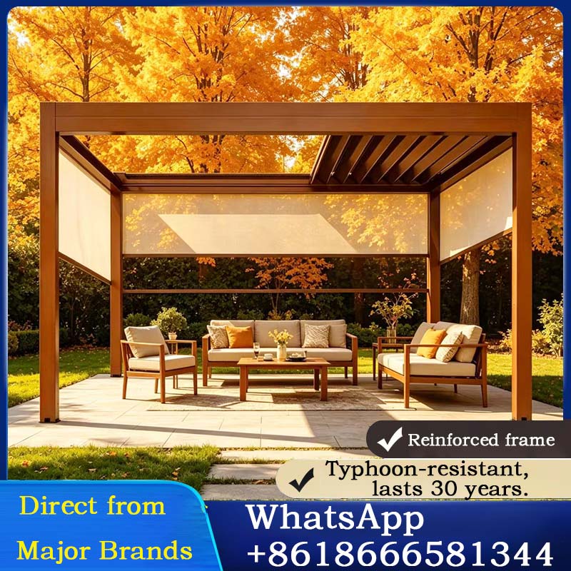 Outdoor Furniture Gazebo - Customizable Aluminium Pergola System, Outdoor Shade