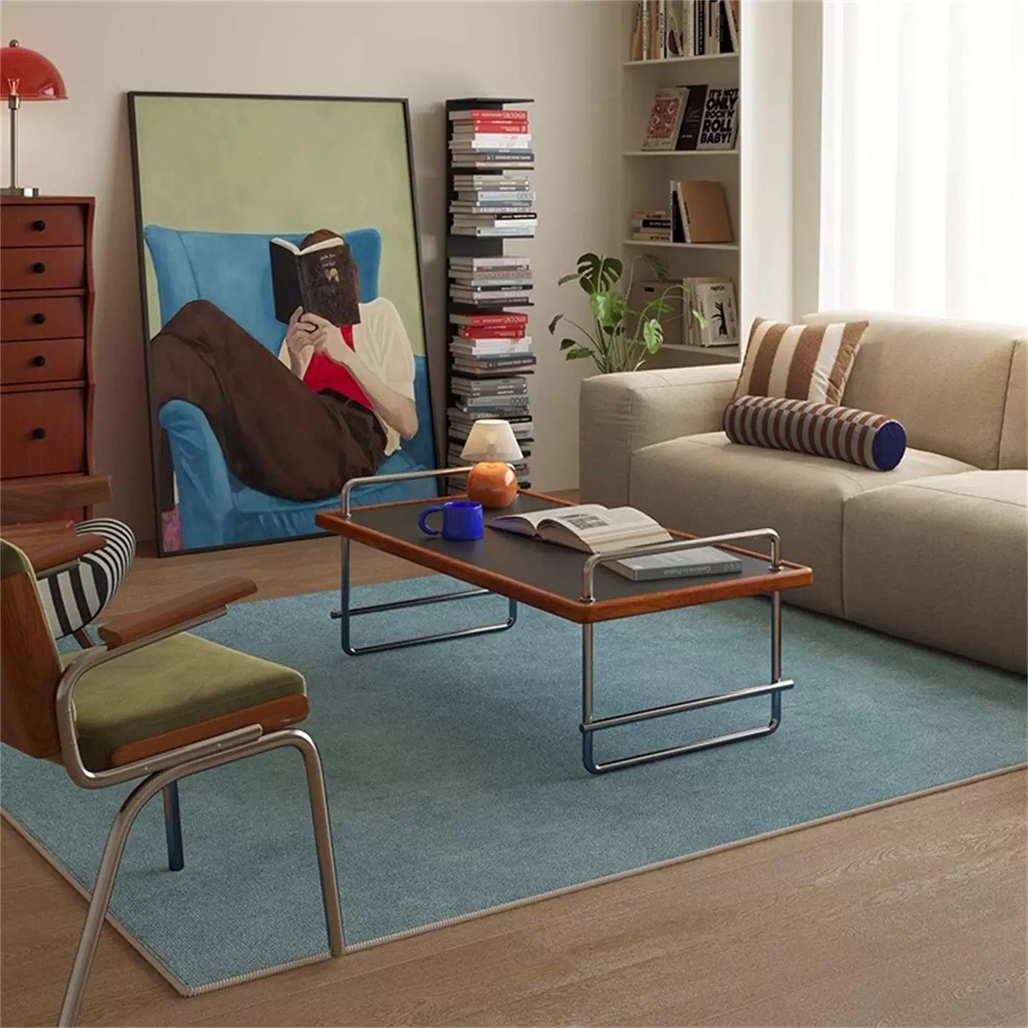 Outdoor Furniture For Cafe - Modern Simple Solid Color Style Living