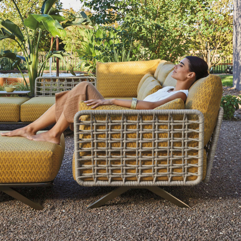 Outdoor Furniture For Cafe - Sun Loungers,Outdoor Bed,Balcony Furniture, Cafe Rattan