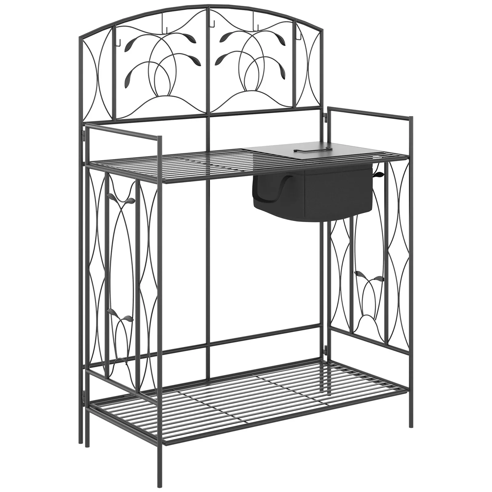 Garden Metal Potting Table Pla - Garden Bench Metal 评论和价格