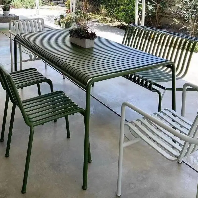 Wrought iron modern simple bal - Outdoor Furniture For Cafe 评论和价格