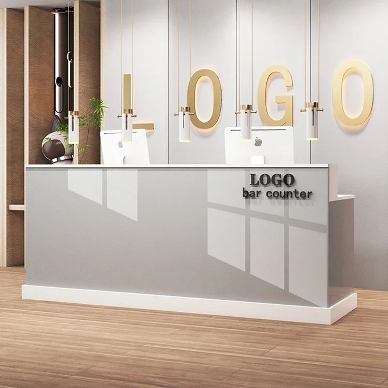 Front Desk Table Aesthetics Re - Outdoor Furniture Store 评论和价格