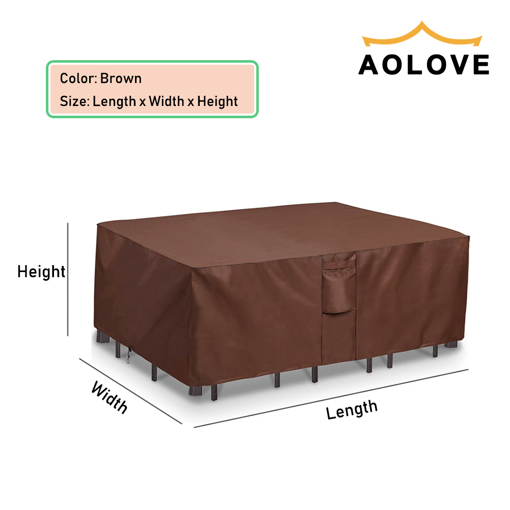 Brown 420D HEAVY DUTY Outdoor  - Outdoor Furniture Usa 评论和价格