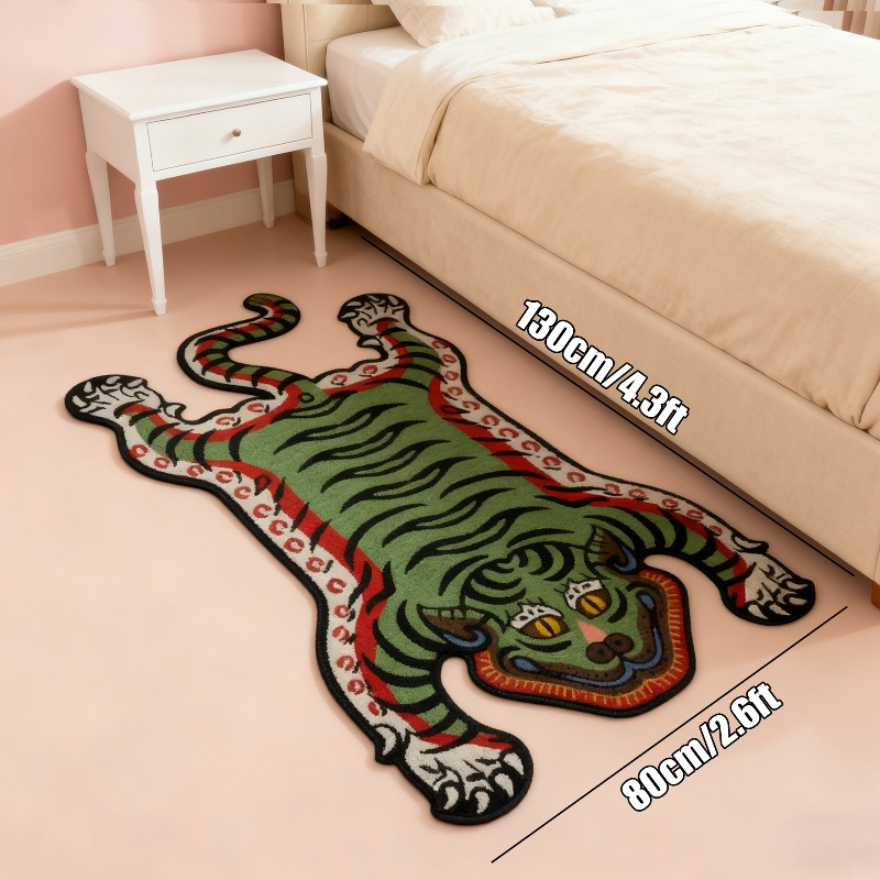 VIKAMA Tiger Pattern Rug Non-s - Outdoor Furniture For Cafe 评论和价格