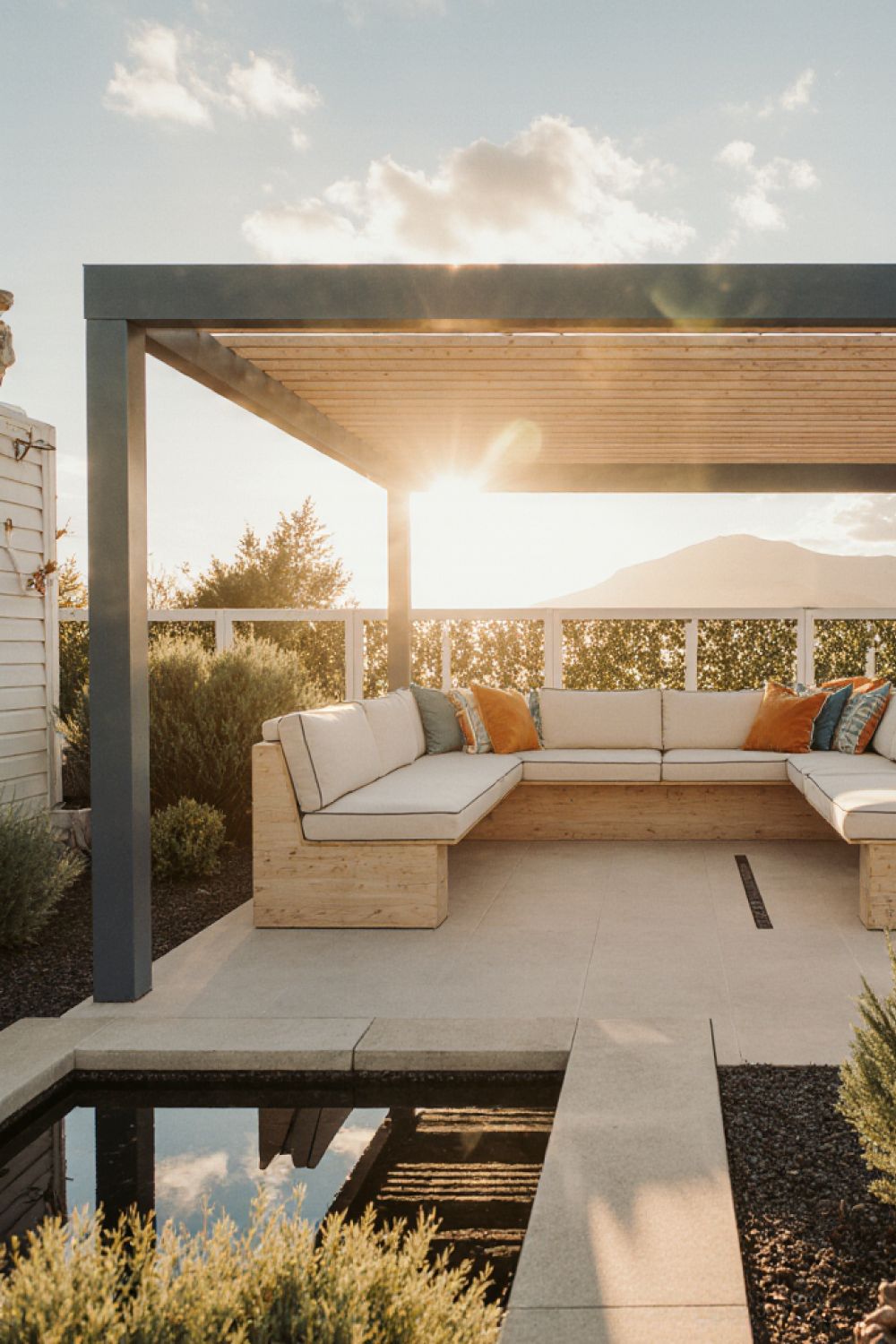 Exterior Carport Pavilion Louv - Outdoor Furniture Gazebo 评论和价格