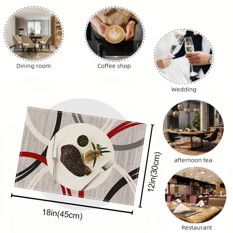 VIKAMA 2/4/6Pcs Modern Abstrac - Outdoor Furniture Dining 评论和价格
