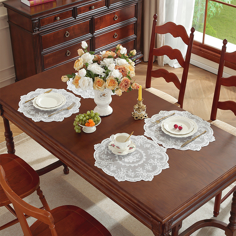 Placemats Lace Table Mat Fabri - Outdoor Furniture Dining 评论和价格