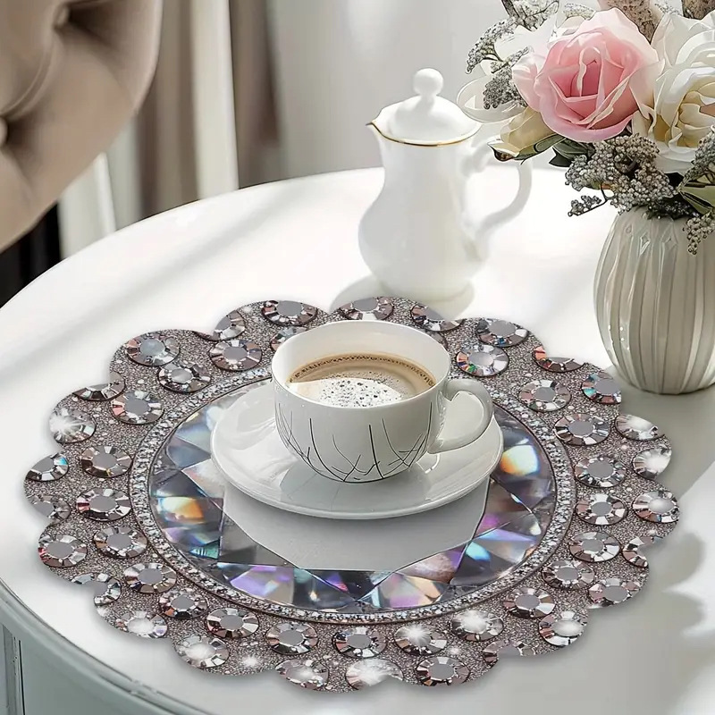 VIKAMA Luxury Silver Rhineston - Outdoor Furniture Dining 评论和价格