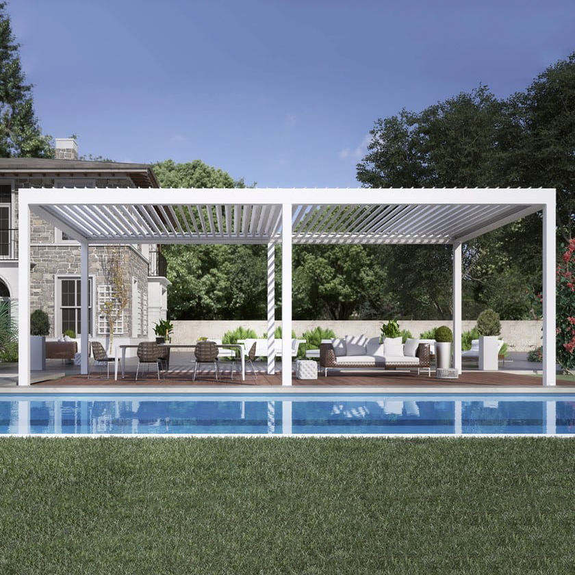 Anodized Swimming Pool Aluminu - Outdoor Furniture Gazebo 评论和价格