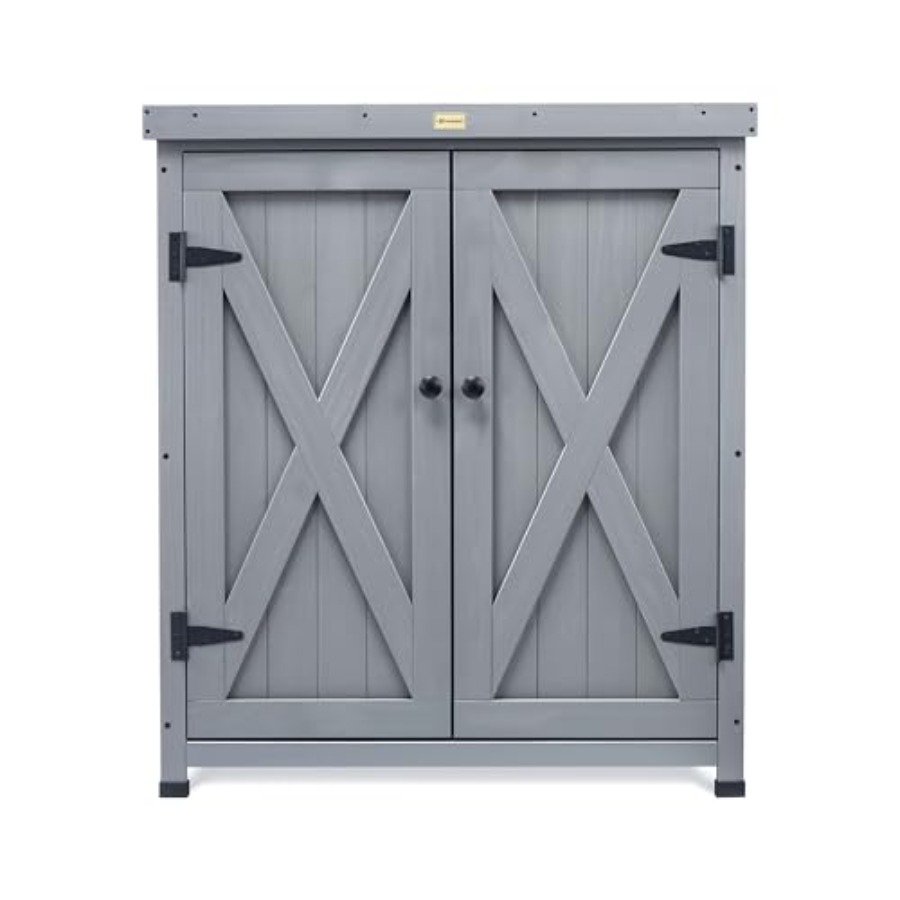 Outdoor Storage Cabinets Weath - Garden Bench Metal 评论和价格