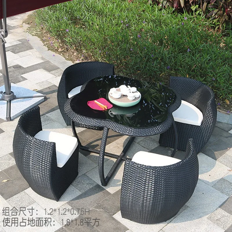 DSA outdoor rattan table and c - Outdoor Furniture Store 评论和价格