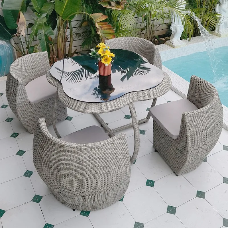 DSA outdoor rattan table and c - Outdoor Furniture Store 评论和价格