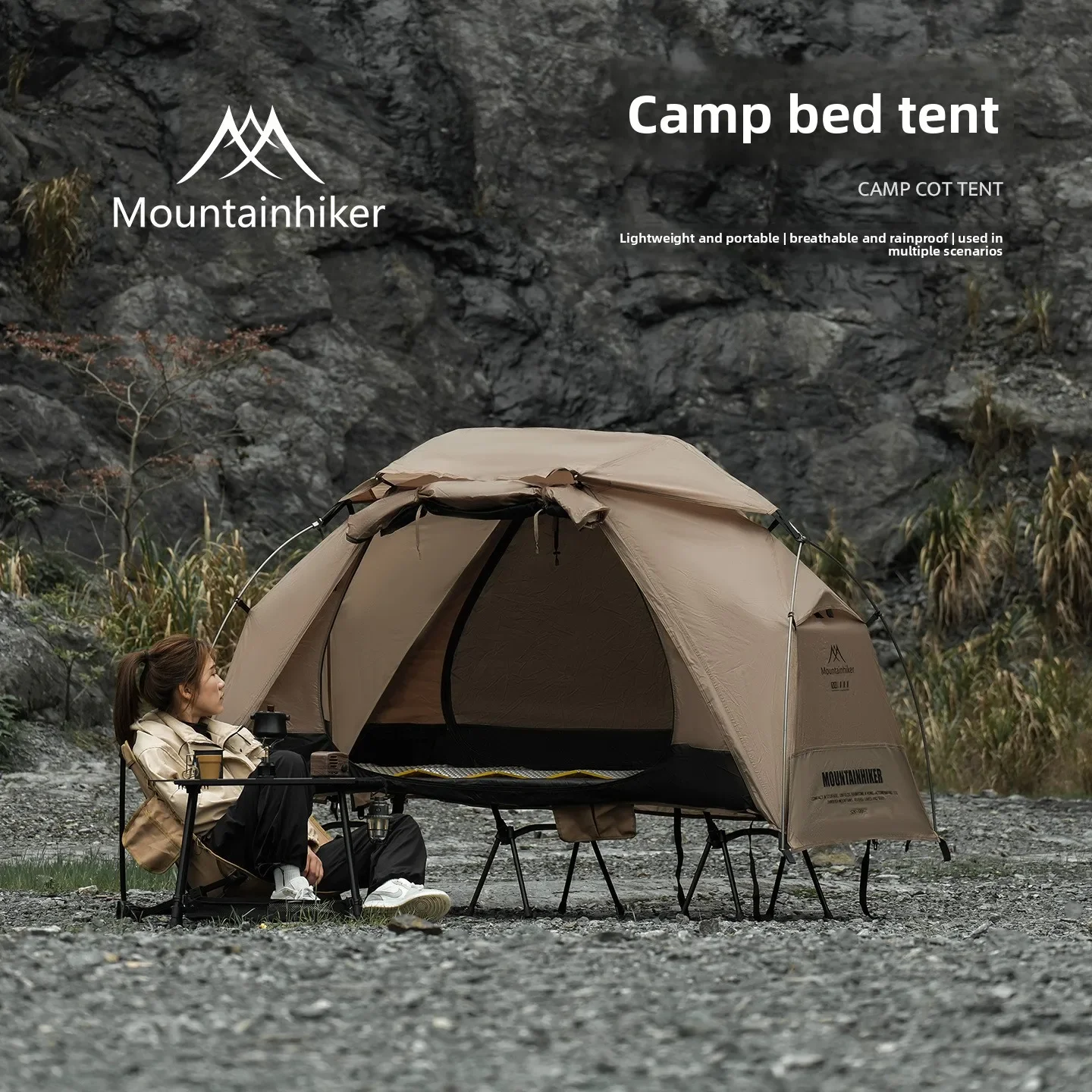 MOUNTAINHIKER Outdoor Camp Bed - Outdoor Daybed Furniture 评论和价格
