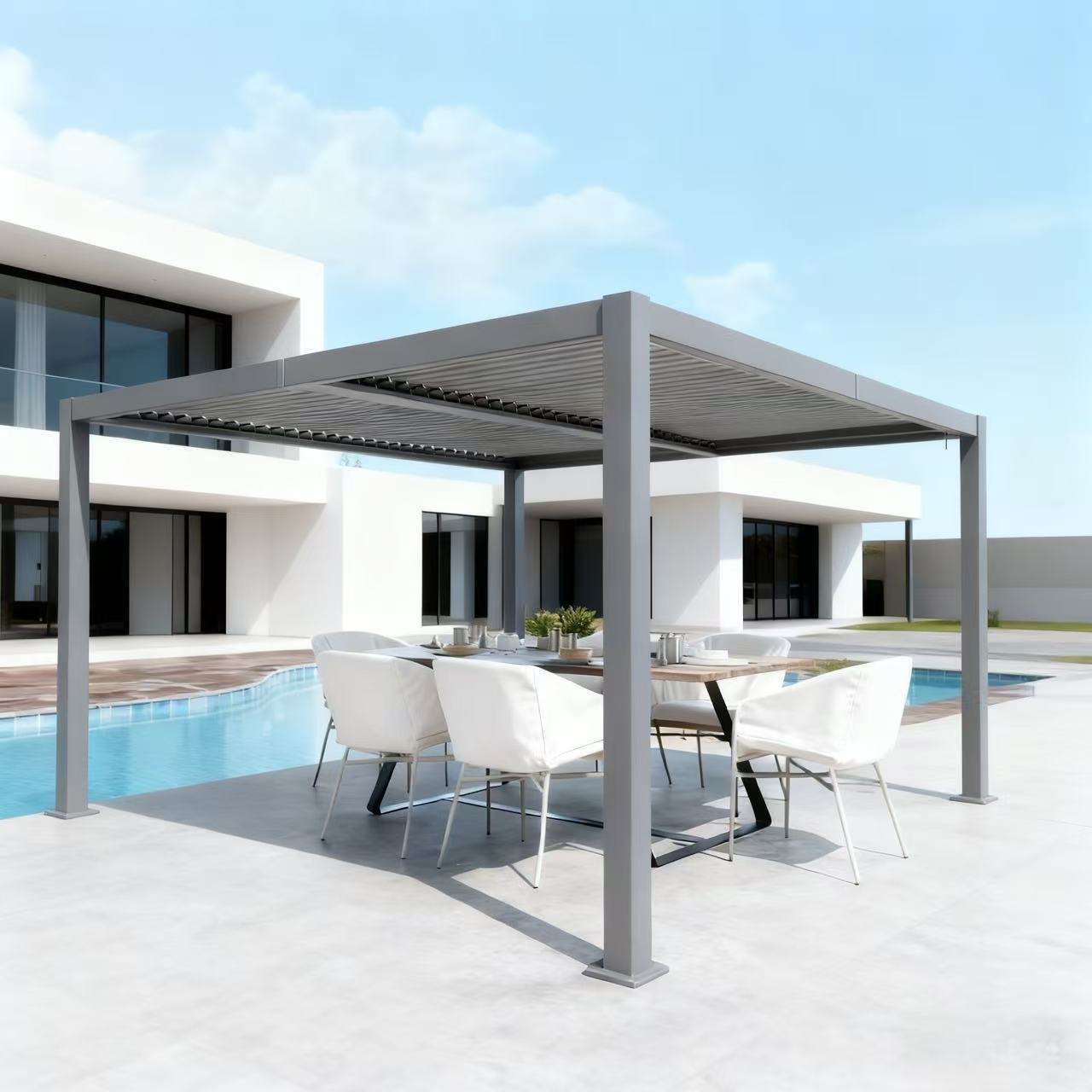 Villa Fashion Outdoor Sun Prot - Outdoor Furniture Gazebo 评论和价格