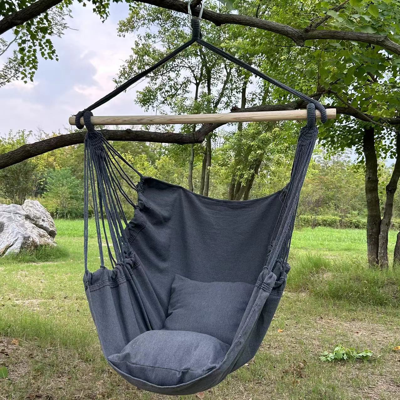 1pc Leisure Fabric Hammock Cha - Outdoor Furniture For Cafe 评论和价格