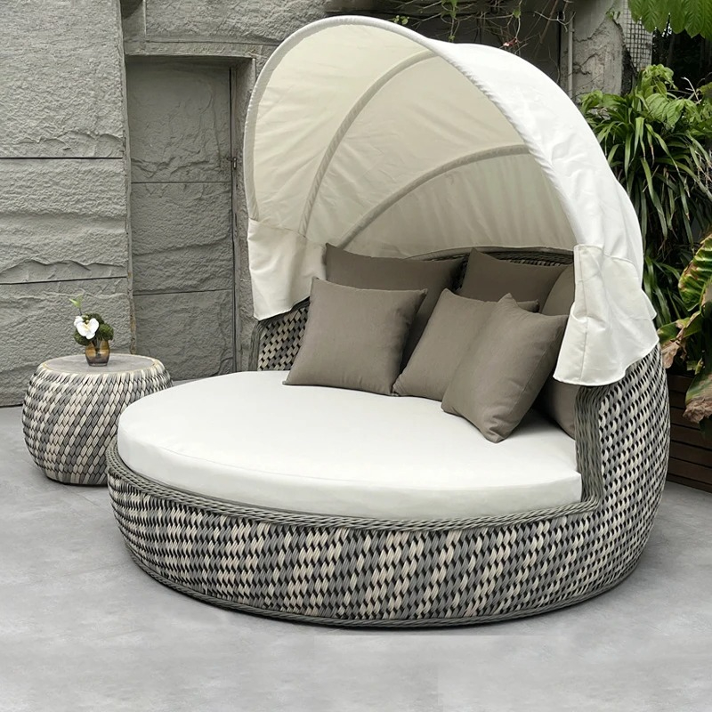 Daybed,Anti-UV Rustproof Round - Outdoor Daybed Furniture 评论和价格
