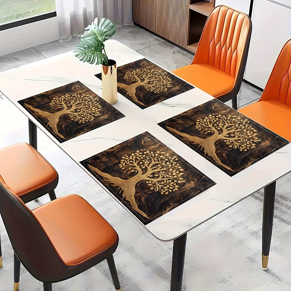 Vintage Dark Wood Grain Golden - Outdoor Furniture Dining 评论和价格