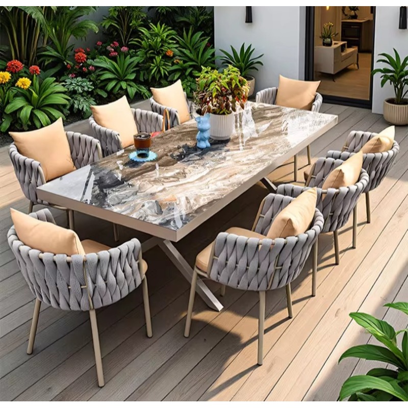 Nordic outdoor tables and chai - Outdoor Furniture For Cafe 评论和价格