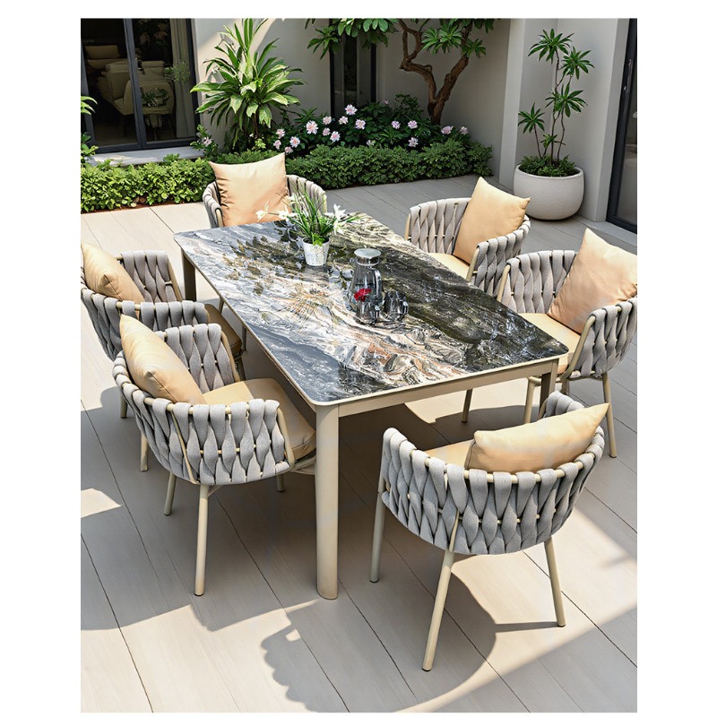 Nordic outdoor tables and chai - Outdoor Furniture For Cafe 评论和价格