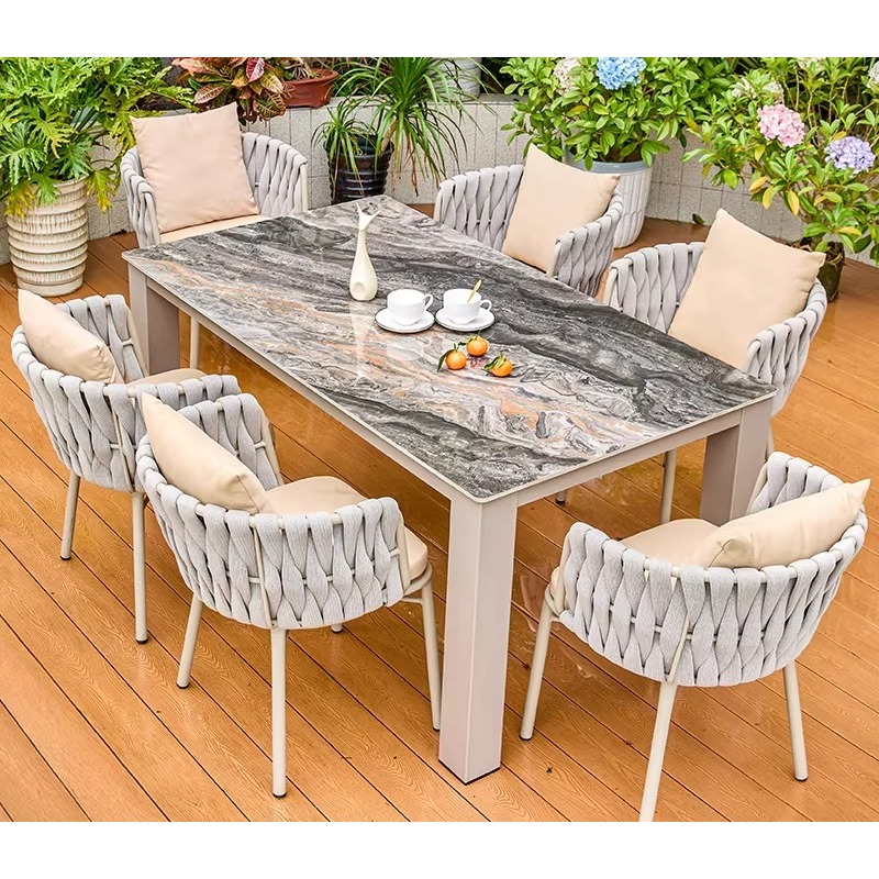 Nordic outdoor tables and chai - Outdoor Furniture For Cafe 评论和价格