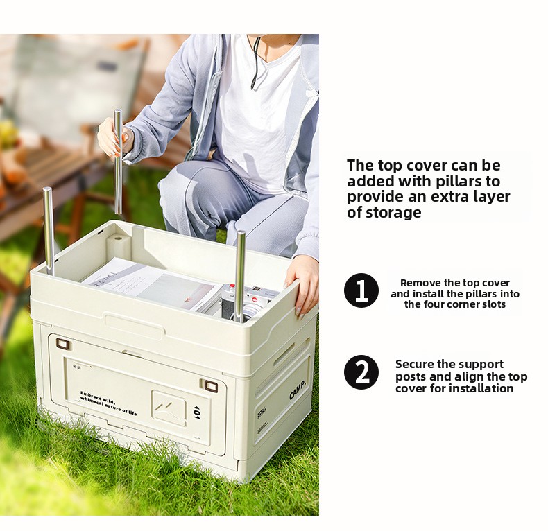 Camping Folding Storage Box Wo - Outdoor Furniture Usa 评论和价格