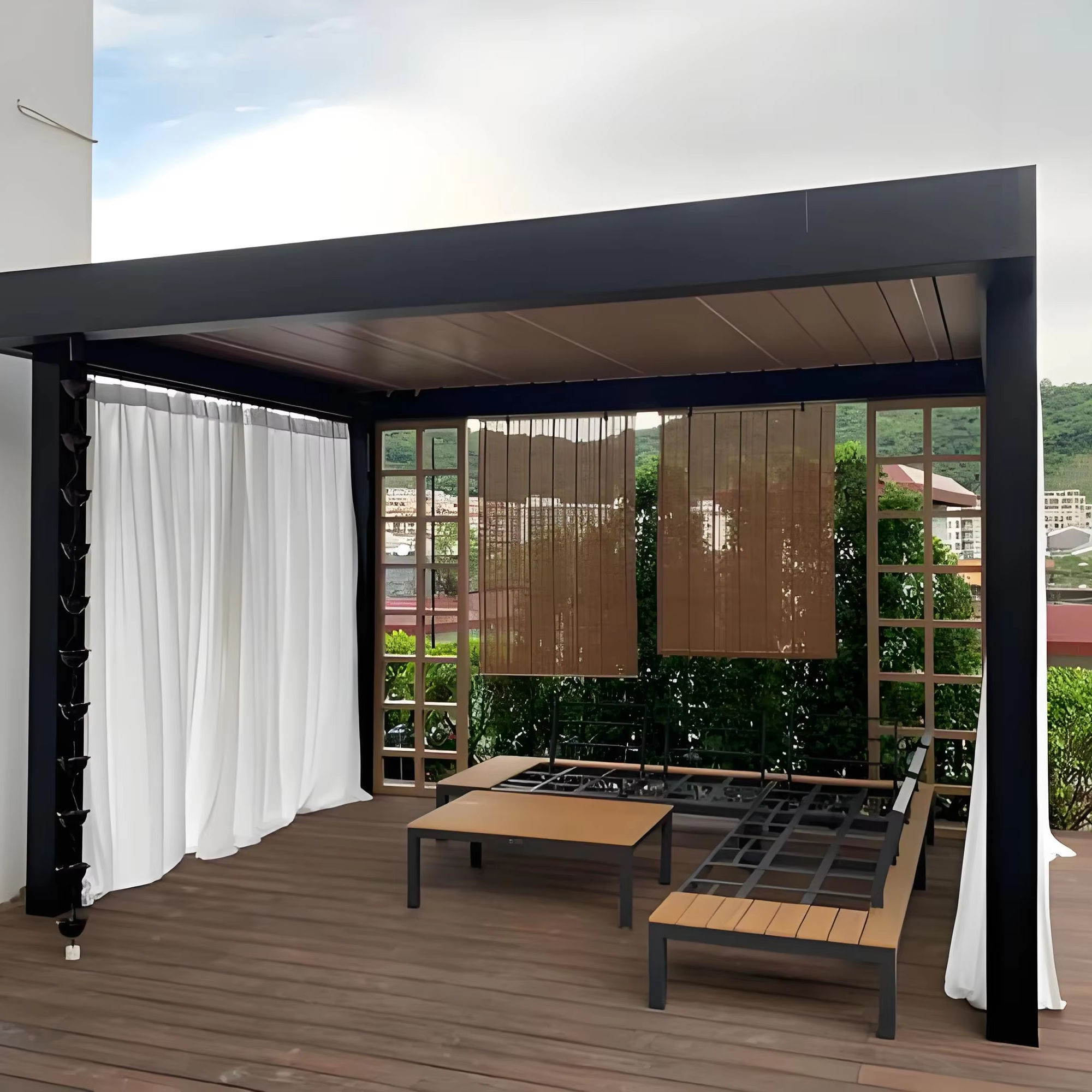 Various Sizes Aluminum Alloy R - Outdoor Furniture Gazebo 评论和价格