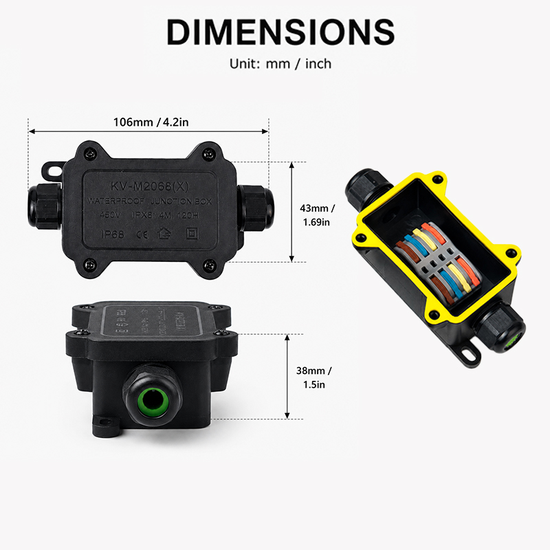 IP68 Waterproof Junction Box 2 - Outdoor Furniture Outlet 评论和价格