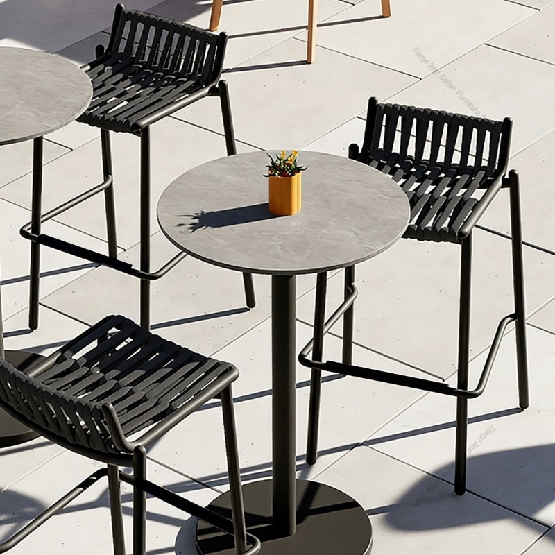 Nordic Outdoor Aluminum Alloy  - Outdoor Furniture For Cafe 评论和价格
