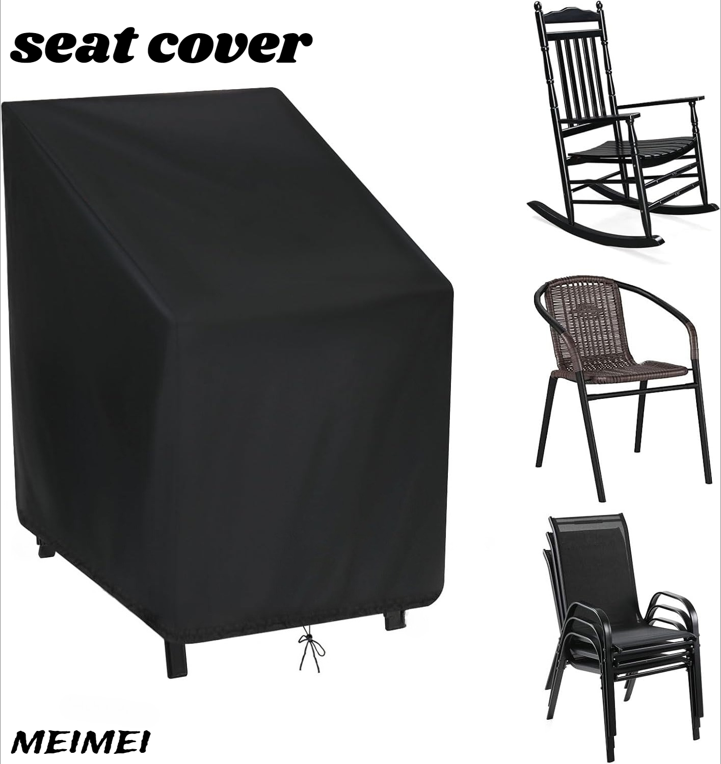 Stacked Chair Dust Cover Stora - Outdoor Furniture Waterproof 评论和价格