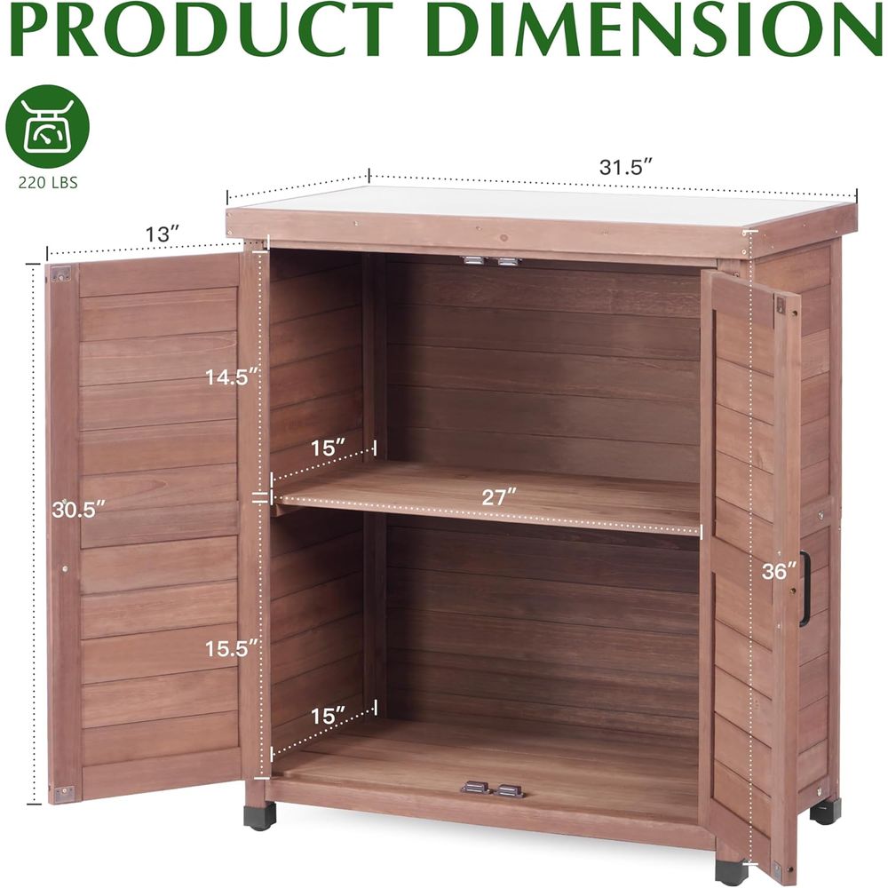 Outdoor Storage Cabinet & Pott - Garden Bench Metal 评论和价格