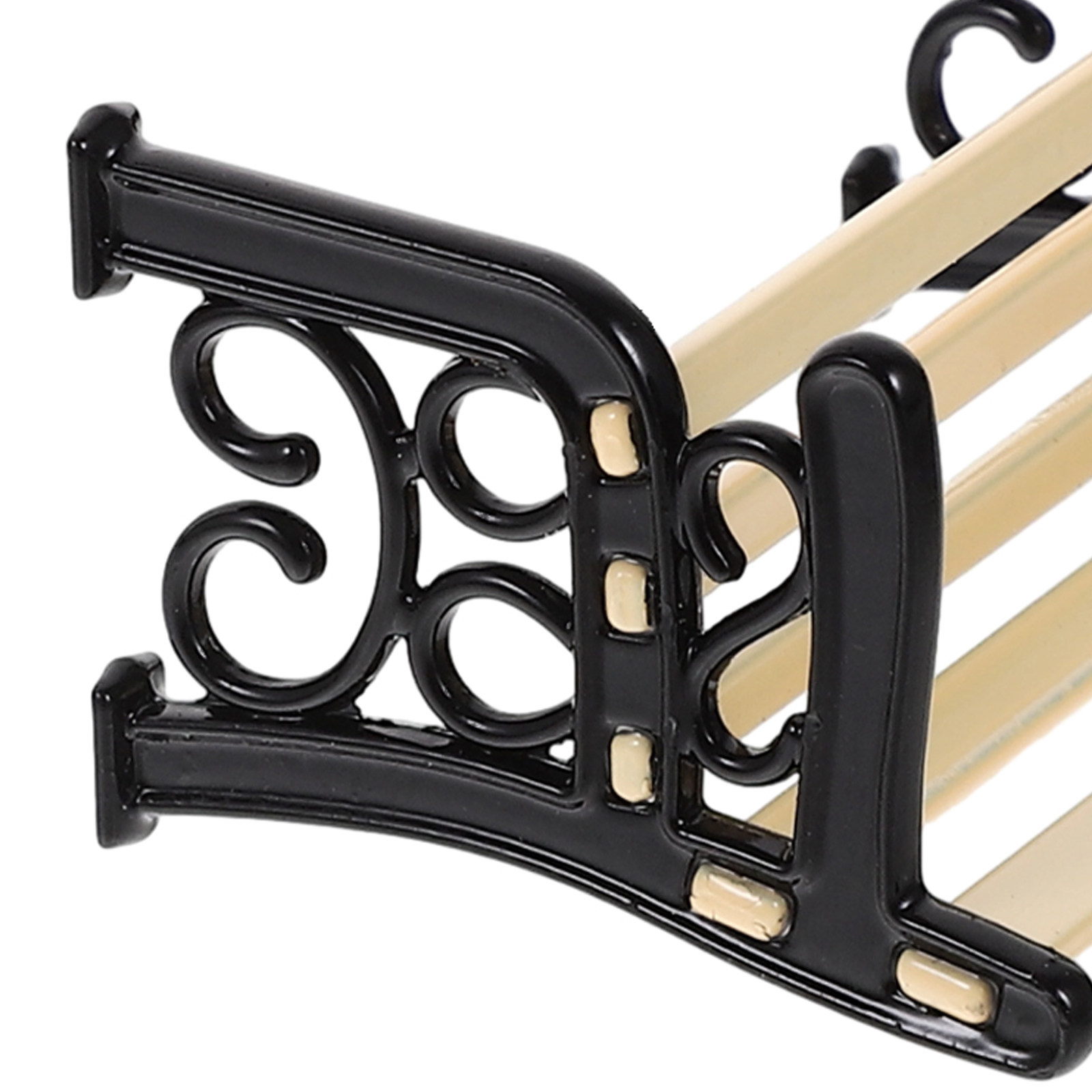 1Set Miniature Park Bench Set  - Garden Bench Metal 评论和价格
