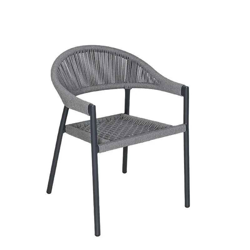 Rattan Dining Chair with Armre - Outdoor Furniture For Cafe 评论和价格