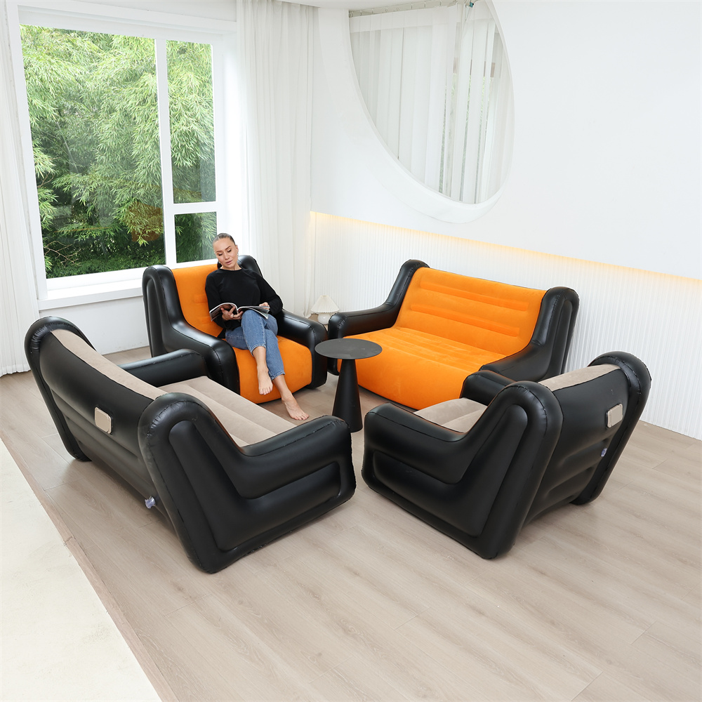 Folding Lazy Sofa,Inflatable L - Outdoor Furniture Durable 评论和价格