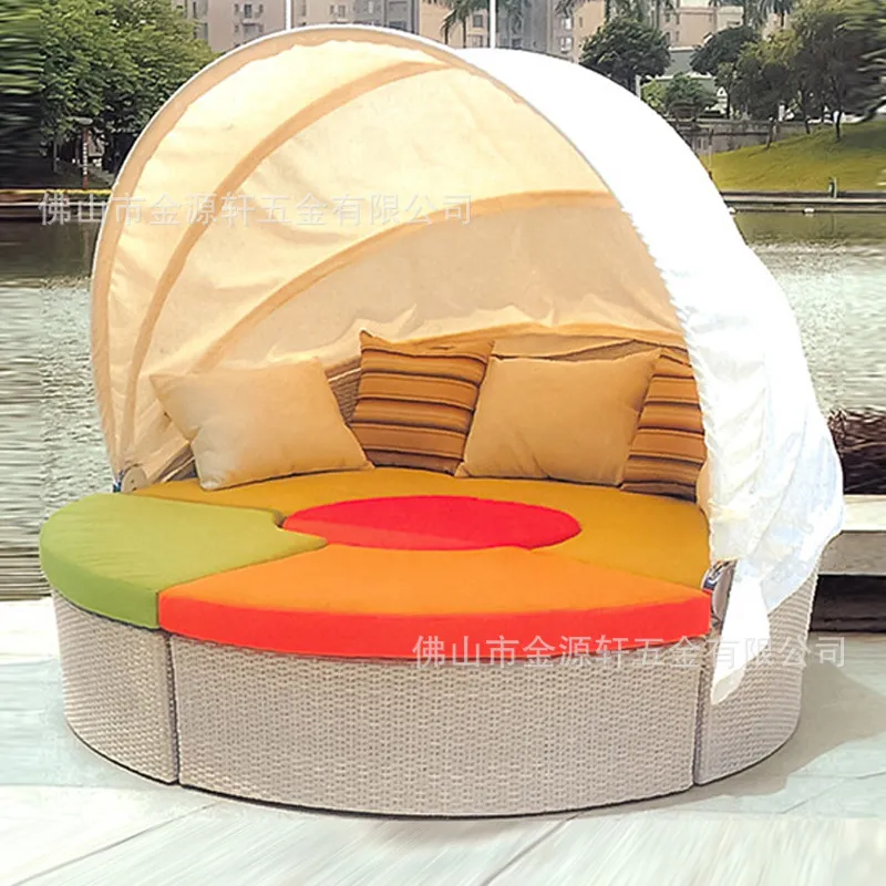 Round Rattan Outdoor Daybed Pa - Outdoor Daybed Furniture 评论和价格