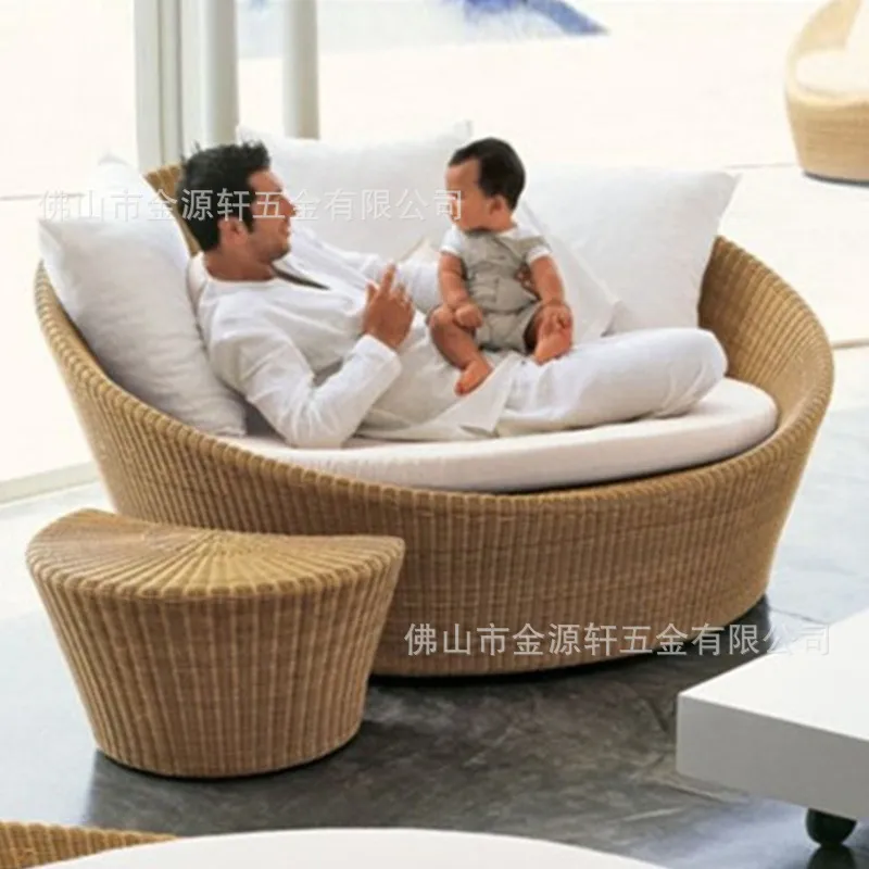 Round Rattan Outdoor Daybed Pa - Outdoor Daybed Furniture 评论和价格