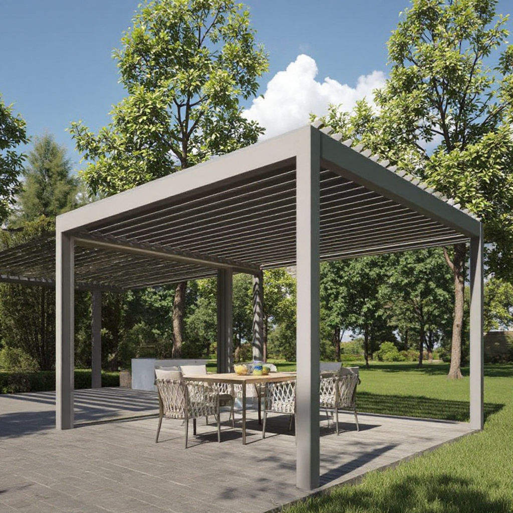 Villa Fashion Rust Proof Alumi - Outdoor Furniture Gazebo 评论和价格